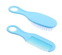 ERINGOGO 1set Hair Brush and Comb Soft Tooth Design for Gentle Scalp Massage for Newborns and Boy Girl Promotes Circulation and Brain Development Anti-Static Material