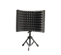 ERINGOGO 1set Microphone Isolation Shield Noise Reduction and Desktop Stand for Recording Filter Protector for Vocal Clarity and Sound Absorption