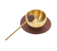 ERINGOGO 1Set Mini Handmade Singing Bowl with Mallet for Meditation Sound Therapy and Chakra Balancing Compact Design for Travel and Home Use Promotes Emotional Wellbeing