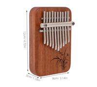 ERINGOGO 1Set Mini Thumb Piano Kalimba Note Portable Instrument Cute Ergonomic Design for Easy Playing for Beginners and Music Lovers Practice Anywhere