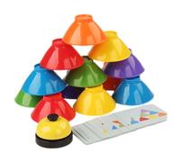 ERINGOGO 1set Nesting Cups and Shape Matching Game for Boys and Girls Educational Toy for Developing Recognition Skills of Fun Stacking Cup Challenge for Boy Girl