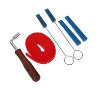 ERINGOGO 1set Piano Tuning Wrench Kit Rubber Mute Sticks and Felt Strips for Grand and Upright Pianos Practical Tuning Tools for Easy Maintenance