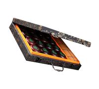ERINGOGO 1set Portable Chess Set for Adults Chinese Chess Set Travel Wooden Toy Educational Game