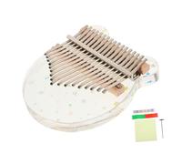 ERINGOGO 1set Portable Key Kalimba Thumb Piano Clear Sound Bear Shape Acrylic Design Includes Case and Accessories Musical Instrument for Beginners and Music