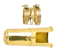ERINGOGO 1set Saxophone Mouthpiece Cap Clamp Easy to Install Saxophone Accessory for Alto and Clarinet Convenient and Mouthpiece