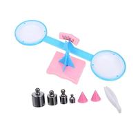 ERINGOGO 1set Student Tray Balance for Boy Girl Physics Experimental Tools Easy to Understand Lever Principle Educational Laboratory Equipment for Classroom Use Color Random