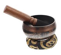 ERINGOGO 1set Tibetan Singing Bowl with Mallet for Meditation and Mindfulness Chanting Bowl for Relaxation and Sacred Spaces