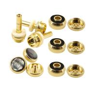 ERINGOGO 1set Trumpet Repair Rods and Button Replacement Kit Versatile Metal Valve Accessories for Trumpet Easy to Carry for Musicians The Go