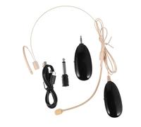 ERINGOGO 2.4g Wireless Mini Head-mounted Microphone Amplifier Loudspeaker Portable Black for Live Broadcast Video Recording and Public Speaking