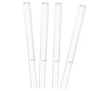 ERINGOGO 2 Pairs Clear Acrylic Sheet Music Clips for Music Stand Durable Transparent Page Holders