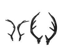 ERINGOGO 2 Pairs Realistic DIY Deer Antlers Headband Lightweight Comfortable Halloween Costume Accessories with Natural Look Reindeer Horns for Adults Party Supplies