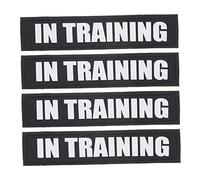 ERINGOGO 2 Pairs Reflective Service Dog Vest Harness Stickers Breathable Pet Harness Labels for Training and Assistance Stylish Patch for Dogs