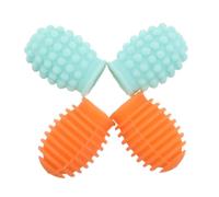 ERINGOGO 2 Pairs Silicone Drumstick Practice Tips for Sticks Quiet Percussion Dampeners for Acoustic and Electronic Drums Protective Mute Silencers Compatible with Standard Drumsticks