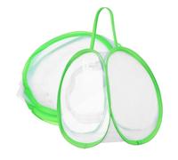 ERINGOGO 2 Pcs Butterfly House Mesh Cage Portable Enclosure for Caterpillars and Butterflies Lightweight Breathable Design with Zipper Seal for Easy Observation Outdoor Use