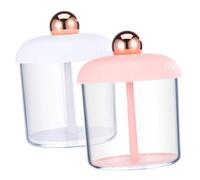ERINGOGO 2 Pcs Foam Maker Cups for Face Wash Quick Dense Foaming Skincare Tool Detachable Design for Facial Cleanser Body Wash Shampoo Multi Purpose Easy Use White Pink