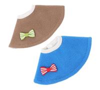 ERINGOGO 2 Pcs Parrot Neck Collar Anti-pecking Protective Collar for Pet Birds Preventing Biting and Licking Wounds Comfortable and Easy to Wear for Budgies Cockatiels Random Color