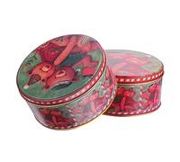 ERINGOGO 2 Pcs Portable Iron Storage Box Small Cartoon Biscuit Candy Cake Packing Containers for Sweet Treats and Small Goodies Storage Jar for Gift Packaging