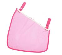 ERINGOGO 2 Pcs Stroller Storage Bag Side Sling Mesh Organizer Pink Polyester Reusable Convenient Storage for Outdoor Baby Stroller