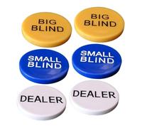 ERINGOGO 2 Sets Bingo Game Chips Poker Accessories Counting Discs for Gambling and Number Games High-grade Tokens for Math Learning and Professional Play