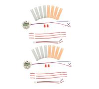 ERINGOGO 2 Sets DIY Fruit Battery Science Kit for Students Reusable Metal Experiment Kit for Educational Physics Learning Fun Science for School and Home Chemistry Projects