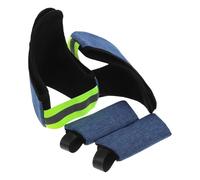 ERINGOGO 2 Sets Forearm Crutch Handle Covers with Anti-Slip Grip, Breathable Moisture-Wicking Padding for Underarm Crutches, Blue Soft Cushion Sleeves for Walking Aid Comfort