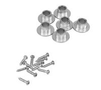 ERINGOGO 2 Sets Guitar Wall Mount Tuning Machine Pegs with Abs and Metal Material Semi-closed Guitar Bushing Machine Heads Suitable for Professional and Personal Use
