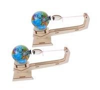 ERINGOGO 2 Sets Stem Science Educational Gravity and Planet Physics Kit for Wooden Puzzle Science Experiment for Home School Classroom