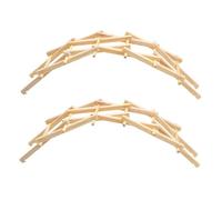ERINGOGO 2 Sets Wooden Arch Bridge Model DIY Science Project Educational for Handmade Construction Building Enhances Creativity Thinking Skills Safe Material