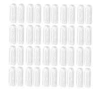 ERINGOGO 20 Pairs Soft Silicone Nose Pads for Glasses Clear Non-slip Bridge Cushions Hypoallergenic Eyewear Replacement for Comfortable Secure Fit During Daily and Active Use