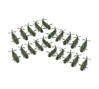 ERINGOGO 20 Pcs Plane Airplane Model for Flying Helicopter Helicopter Model Craft Airplane Figurine Helikopter Spielzeug Plastic Green