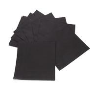 ERINGOGO 20 Sheets Black Cocktail Paper Napkins Double Party Napkins for Birthday Wedding Shower and Special Events Tableware