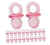 ERINGOGO 200pcs Acrylic Mini Pacifiers Gender Reveal Shower Games Party Decorations Shower Favors
