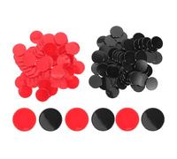 ERINGOGO 200pcs Game Accessory Chips Poker Tokens Drinks Tokens Counting Discs Group Activity Games Round Poker Chip Learning Counters