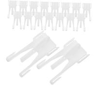 ERINGOGO 20pcs Adjustable Butterfly Curtain Hooks Thickened Drapery Pins for Window Door Curtains Bathroom Reinforced Pleat Hangers Prevent Blowing Out Decorative Drapery Accessories