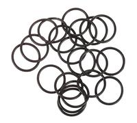 ERINGOGO 20pcs Black Rubber Trumpet Tuning Slide Rings Flexible and Reliable Instrument Accessories with Unique Design and Craftsmanship for Trumpet and Cornet Repair