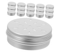 ERINGOGO 20pcs Dog Scent Training Tins Aluminum Canisters with Lids for Outdoor Nose Work Odor Detection and Sniffing Exercises Portable Container Kit for Belgian Malinois German Shepherds