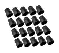 ERINGOGO 20pcs Electric Bike Pedal End Caps Black Plastic Screw Protectors Foot Peg Accessories for Axle Protection Anti-collision Fit for Safety Riding and Regulatory Compliance