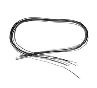 ERINGOGO 20pcs Guitar Binding Strips Abs Material 1650x6x1.5mm Black Purfling Edging Trims for Acoustic and Classical Guitar Body Decorative Inlay