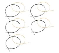 ERINGOGO 20PCS Guitar Body Purfling Strips Abs Edging Tape for Acoustic Classical Guitar Decoration DIY Replacement Parts with White and Black Colors