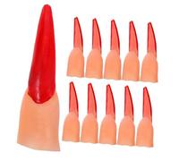 ERINGOGO 20pcs Halloween Witch Nails Creepy Vampire Finger Tips for Cosplay Gothic Zombie Props for Halloween Parties and Themed Events