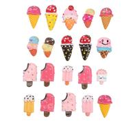 ERINGOGO 20Pcs Ice Cream Craft Ornaments DIY Decoration for Home Office Cafe Lovely Craft Decor Accessories