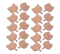 ERINGOGO 20pcs Mini Wooden Cutting Board for Dollhouse Kitchen Accessories Safe Miniature Trays for Pretend Play Portable Dollhouse Furniture Decoration for Role Play and Party Scenes