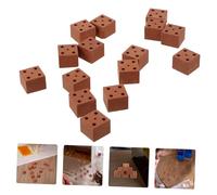 ERINGOGO 20Pcs Miniature Brick Simulation Clay Bricks Model DIY Building for Miniature Garden Scenes