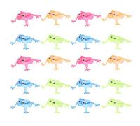 ERINGOGO 20pcs Plastic Jumping Frog with Smooth Surface and No Burr, Assorted Colour Mini Leap for Easter Party Favors, Fun and Realistic Frog for Boys and