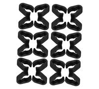ERINGOGO 20pcs Plastic Microphone Stand Cable Clips Mic Cable Holders Clamp Boom Pole Clips Flexible Mic for Stand Accessories