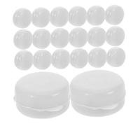 ERINGOGO 20pcs Plastic Rattle Balls Shaker Bells Inserts for DIY Boy Girl Toys Sensory Craft Noisemaker Toys Safe Rattle Inserts