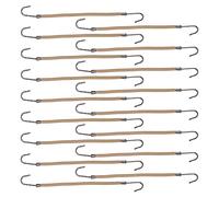 ERINGOGO 20pcs Ponytail Hooks Flexible Hair Clips for Effortless Styling for Buns and Braids for All Hair Types Apricot Color