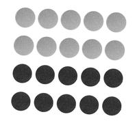 ERINGOGO 20pcs Replaceable Sandpaper Pad Discs for Electric Foot File Curved Design for Hard Skin Removal Grits Essential Foot Care Tool