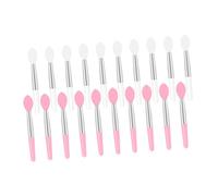 ERINGOGO 20pcs Silicone Lip Brush Lipstick Wands Makeup Beauty Tools for Lip Gloss Application in Travel Cosmetic Bag