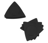 ERINGOGO 20pcs Slip Folk Guitar Picks Triangle Abs Material Picks for Comfortable Playing Black Non-slip Design for Acoustic and Bass Guitars Accessories